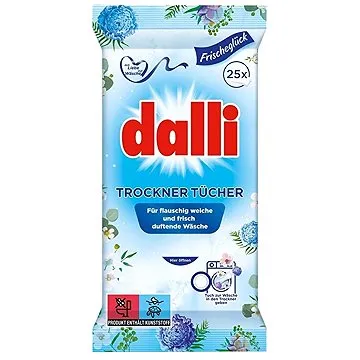DALLI Vlhčené ubrousky do sušičky 25 ks (4012400527694)