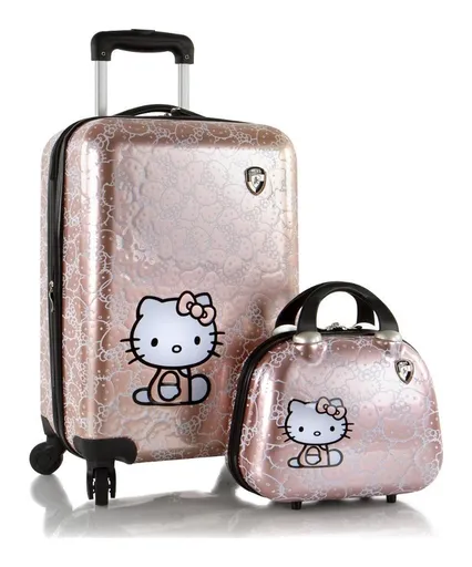 Dětský kufr Heys Kids Hello Kitty Metallic - set of 2 pcs