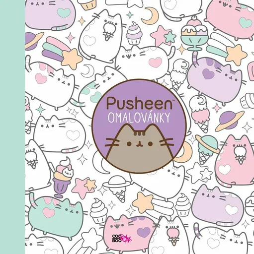 Pusheen - omalovánky - Claire Belton