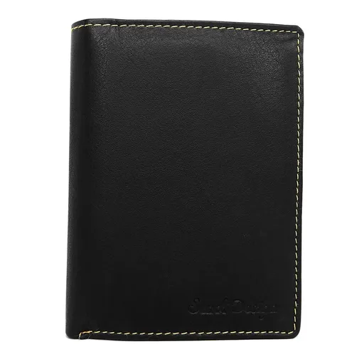 Pánská kožená peněženka SendiDesign Walt - černá