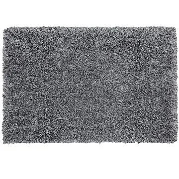 Koberec Shaggy 140 x 200 cm melanž černo-bílý CIDE, 163295 (beliani_163295)