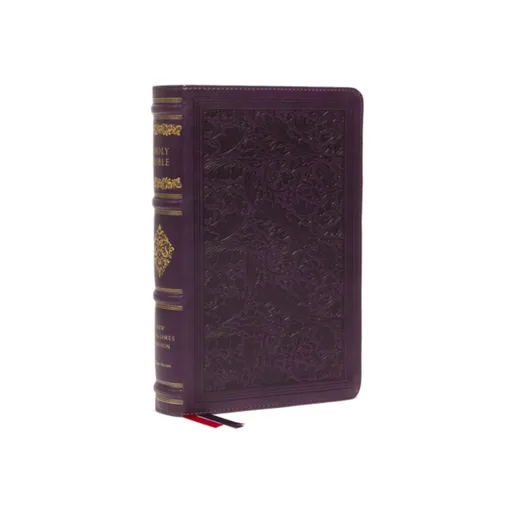 NKJV, Personal Size Reference Bible, Sovereign Collection, Leathersoft, Purple, Red Letter, Comfort Print - Thomas Nelson
