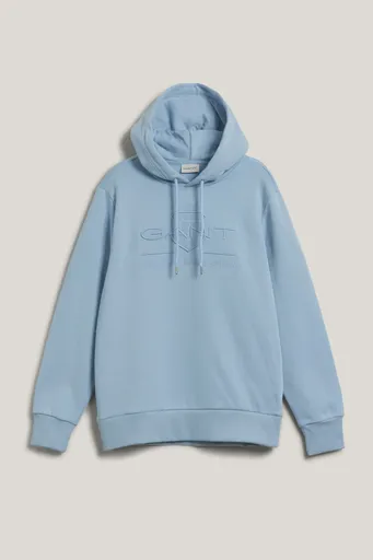 MIKINA GANT REG TONAL SHIELD HOODIE FRESH BLUE