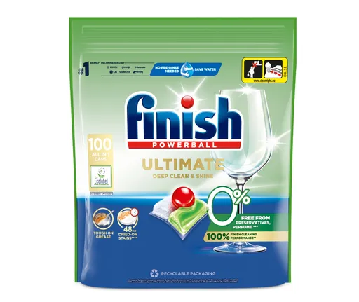 Finish Ultimate 0% kapsle do myčky 100 ks