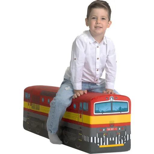 Plyšový vláček Brejlovec - červený (Velikost Brejlovce: 3XL)