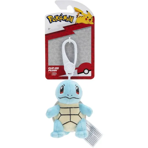 Jazwares Pokémon Clip plyšový 10 cm Squirtle
