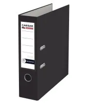 Pořadač A4 8cm pákový PP Imperator Rado černý prstokroužek bez lišt