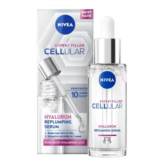 Nivea Vyplňující sérum Cellular Expert Filler (Hyaluron Replumping Serum) 30 ml