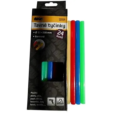 MAGG Tavné tyčinky 11x200mm, 24ks, barevné (130008)