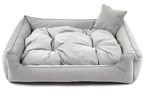 Vsepropejska Snug elegantní pelech pro psa Barva: Světle-šedá, Rozměr (cm): 90 x 75