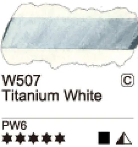 Akvarelová barva Mijello 15ml – 507 Titanium White (Opaque)