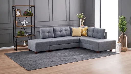 Rohová rozkládací pohovka Manama Corner Sofa Bed Right - Grey
