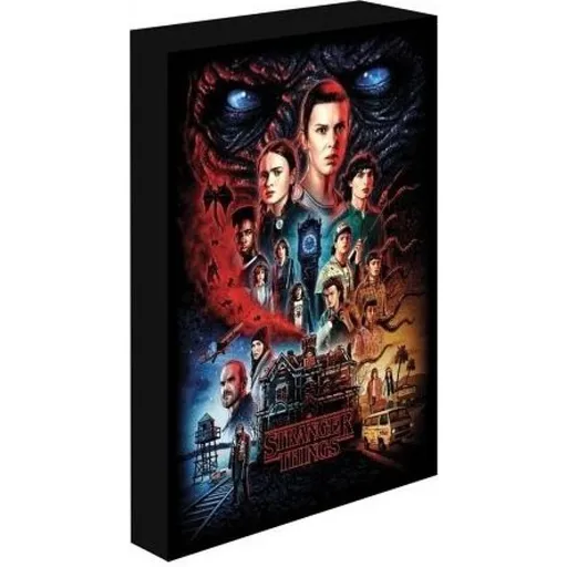 Obraz Stranger Things LED svítící 30 x 40 cm