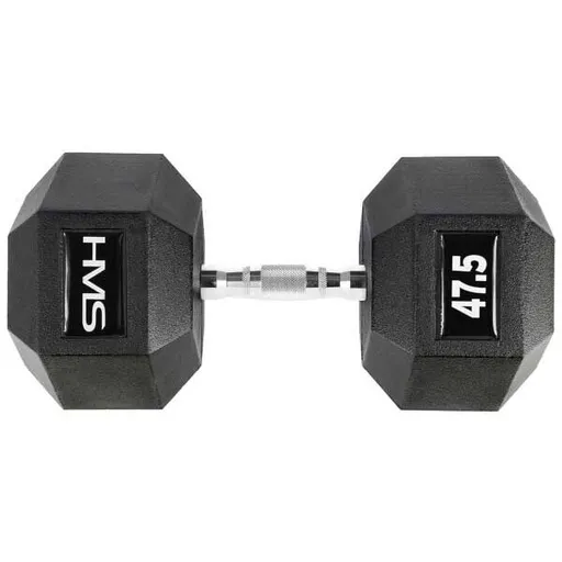 HMS PREMIUM 47,5 KG HEXAGONÁLNÍ JEDNORUČKA Hexagonální jednoručka, černá, velikost 47,5 KG