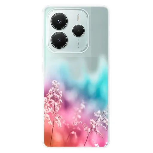 Odolné silikonové pouzdro iSaprio - Rainbow Grass - Xiaomi Redmi Note 14 5G