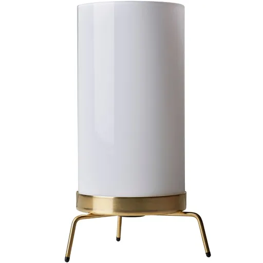 Stolní lampa PM-02 31 cm, bílá / mosaz, Fritz Hansen