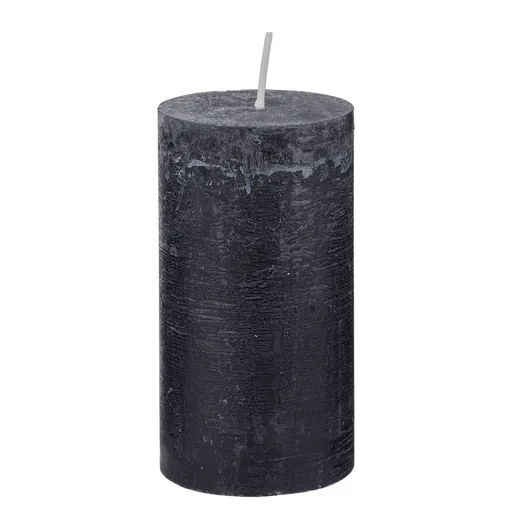 RUSTIC Svíčka 13 cm - černá