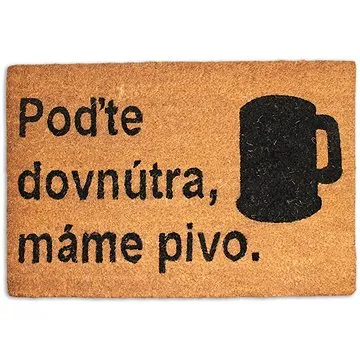 Home Elements Rohož z kokosových vláken, Poďte dovnútra, 40×60 cm (SK) (8595556482414)