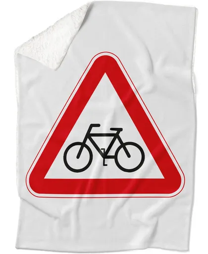 Deka Pozor cyklista (Podšití beránkem: ANO)