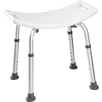 Stolička do sprchy pravoúhlá bílá (402510)