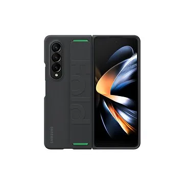 Samsung Galaxy Z Fold4 Silikonový zadní kryt s poutkem černý (EF-GF936TBEGWW)