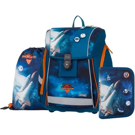 Oxybag LIGHT SPACE Školní set, modrá, velikost