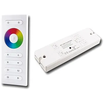 McLED Sada RF ovladač - RGBW, 1 zóna, bílý + přijímač (ML-910.547.22.1)