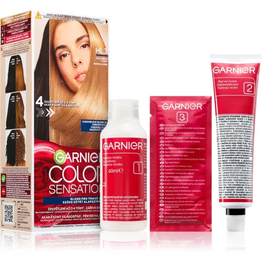 Garnier Color Sensation barva na vlasy pro zesvětlení vlasů odstín HL3 Brown Hair 1 ks