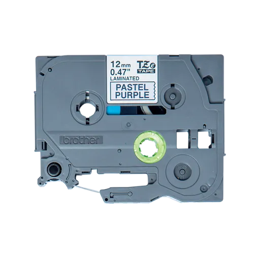 Brother TZ-MQF31 / TZE-MQF31, 12mm x 4m, černý tisk / fialový podklad, originální páska