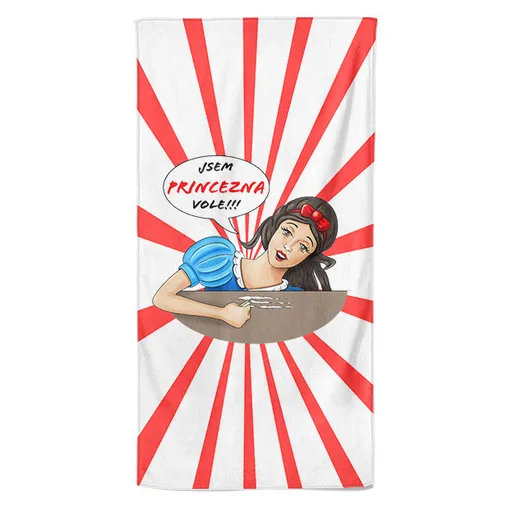 Osuška Princezna (Velikost osušky: 100x170cm)