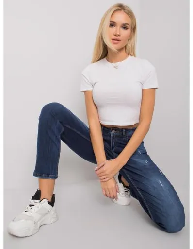 Dámské džíny pro ženy rovné SUFFOLK tmavě modré