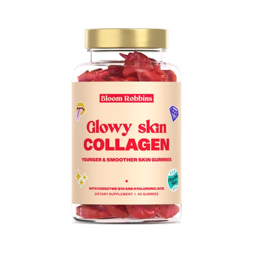 Bloom Robbins Glowy skin collagen - gumové bonbony pro zářivou pleť 40 ks