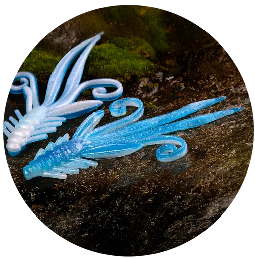 Redbass gumová nástraha nymfa blue/silver - xxl 20 cm 33 g