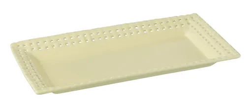 Žlutý keramický servírovací podnos Hella Yellow - 32*17*3 cm J-Line by Jolipa