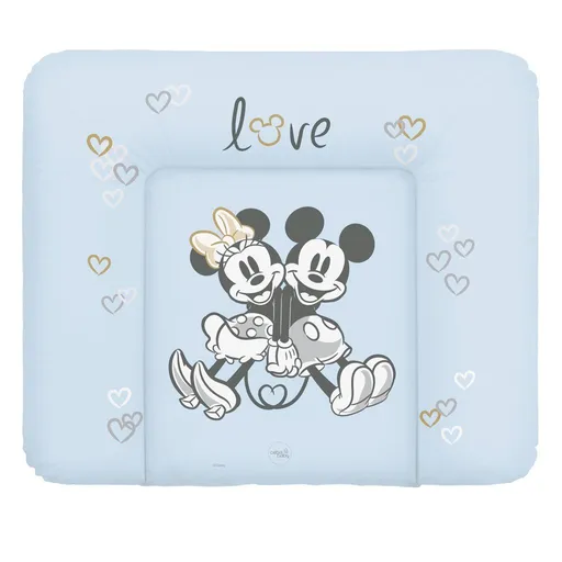 Ceba Podložka přebalovací měkká na komodu (85x72) Disney Minnie & Mickey Blue