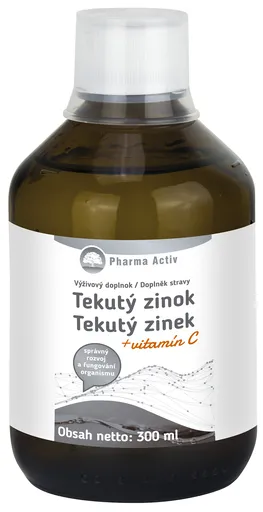 Pharma Activ Tekutý Zinek + Vitamín C 300 ml