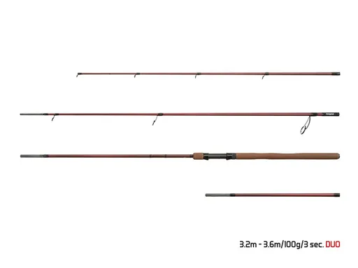 Delphin Prut Magma Legend4ry Duo 320-360cm 100g 3díl,Delphin Prut Magma Legend4ry Duo 320-360cm 100g 3díl