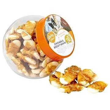 DUVO+ Meat! Křupavé sušenky s kuřecím masem v dóze 400g (5414365358075)