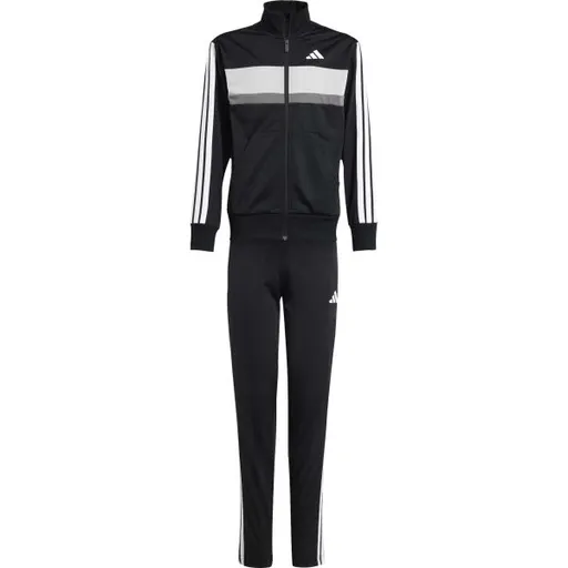 adidas 3-STRIPES TIBERIO Dětská souprava, černá, velikost