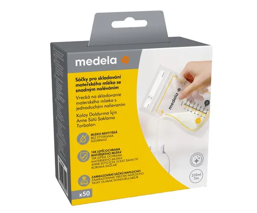 Medela Sáčky pro skladování mateřského mléka Easy Pour 50 ks