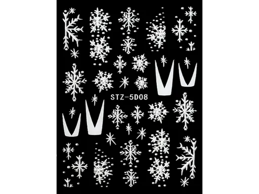 Samolepky na nehty 5D - Zima 5D08
