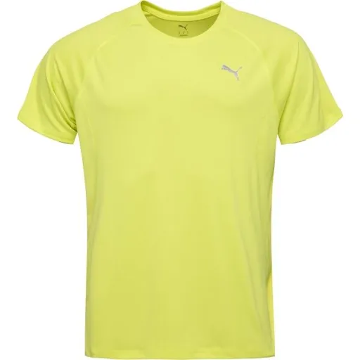 Puma RUN VELOCITY TEE Pánské sportovní triko, žlutá, velikost