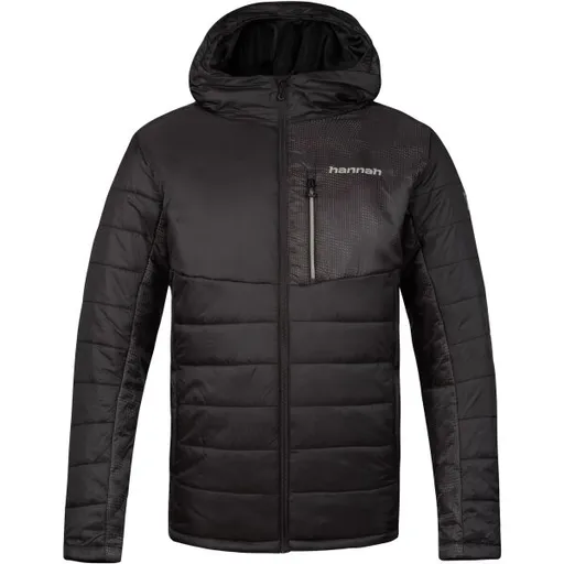 Hannah WILLY Pánská zateplená bunda, černá, velikost XXXL