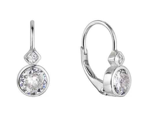 Evolution Group - Pavona Krásné dívčí náušnice se zirkony 11479.1 crystal