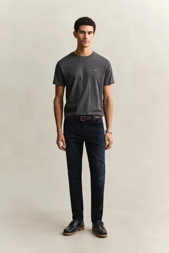 DŽÍNY GANT EXTRA SLIM ACTIVE RECOVER JEANS BLACK VINTAGE