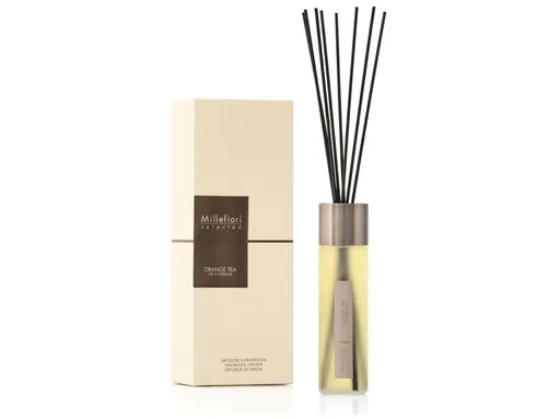 Millefiori Milano Skleněný difuzér Selected Orange Tea 350 ml