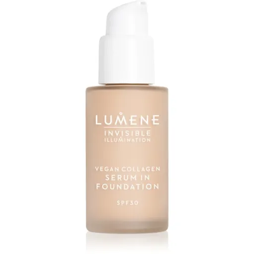 Lumene Invisible Illumination Vegan Collagen Serum in Foundation lehký make-up s vyživujícím účinkem SPF 30 1.5 30 ml