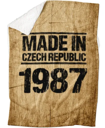 Deka Made In (rok: 1987, Podšití beránkem: ANO)