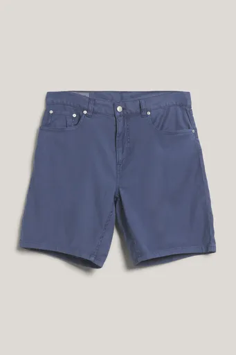 ŠORTKY GANT REG COT/LINEN JEANS SHORTS DUSTY NAVY