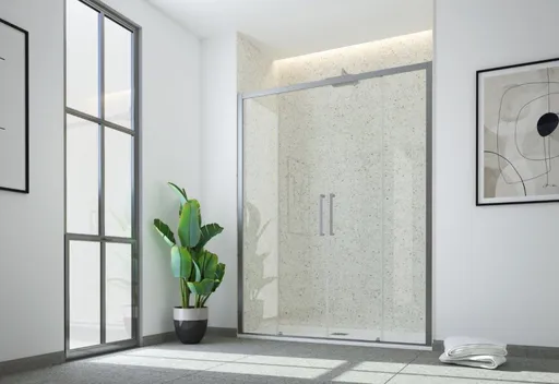 FORTE Sprchové dveře ESSENCE N2FS Barva rámu Hliník ossidato, Rozměr A 170, Výplň Čiré bezpečnostní sklo 6 mm BEN25A1